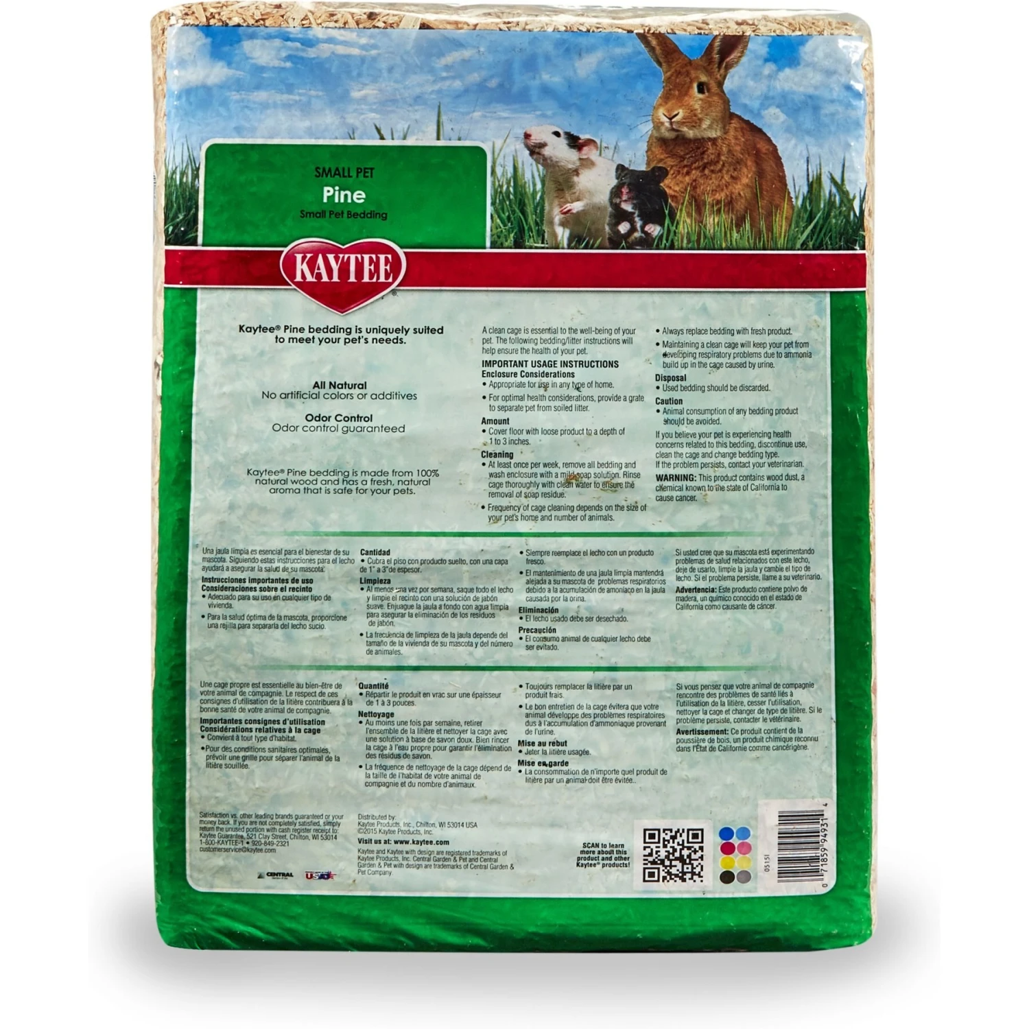Kaytee Pine Small Animal Bedding 4 Kaytee Pine Small Animal Bedding - Image 2