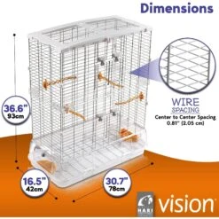 Vision II Model L12 Bird Cage 13 Vision II Model L12 Bird Cage -Sunny Decor Shop 101240 PT4. AC SS1800 V1627619502