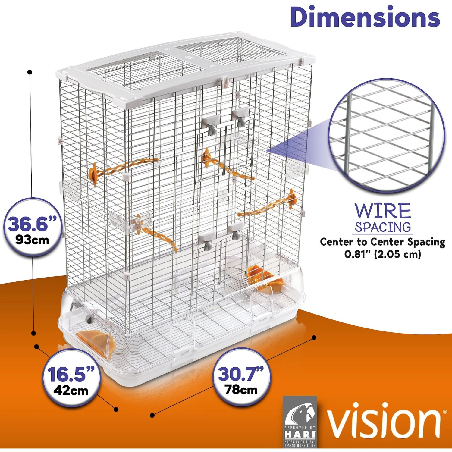 Vision II Model L12 Bird Cage 7 Vision II Model L12 Bird Cage - Image 5