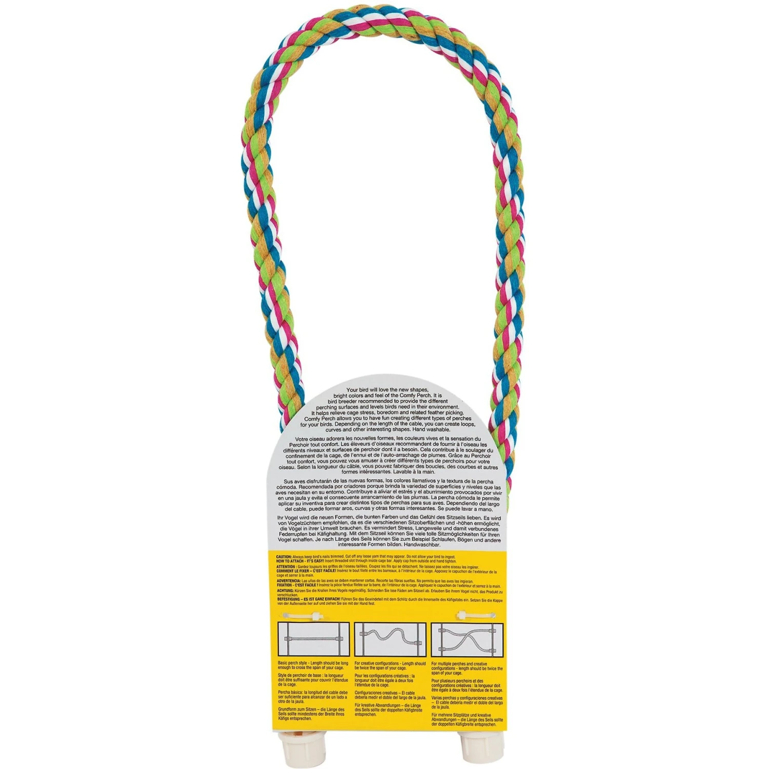 JW Pet Small Comfy Bird Perch 4 JW Pet Small Comfy Bird Perch - Image 2