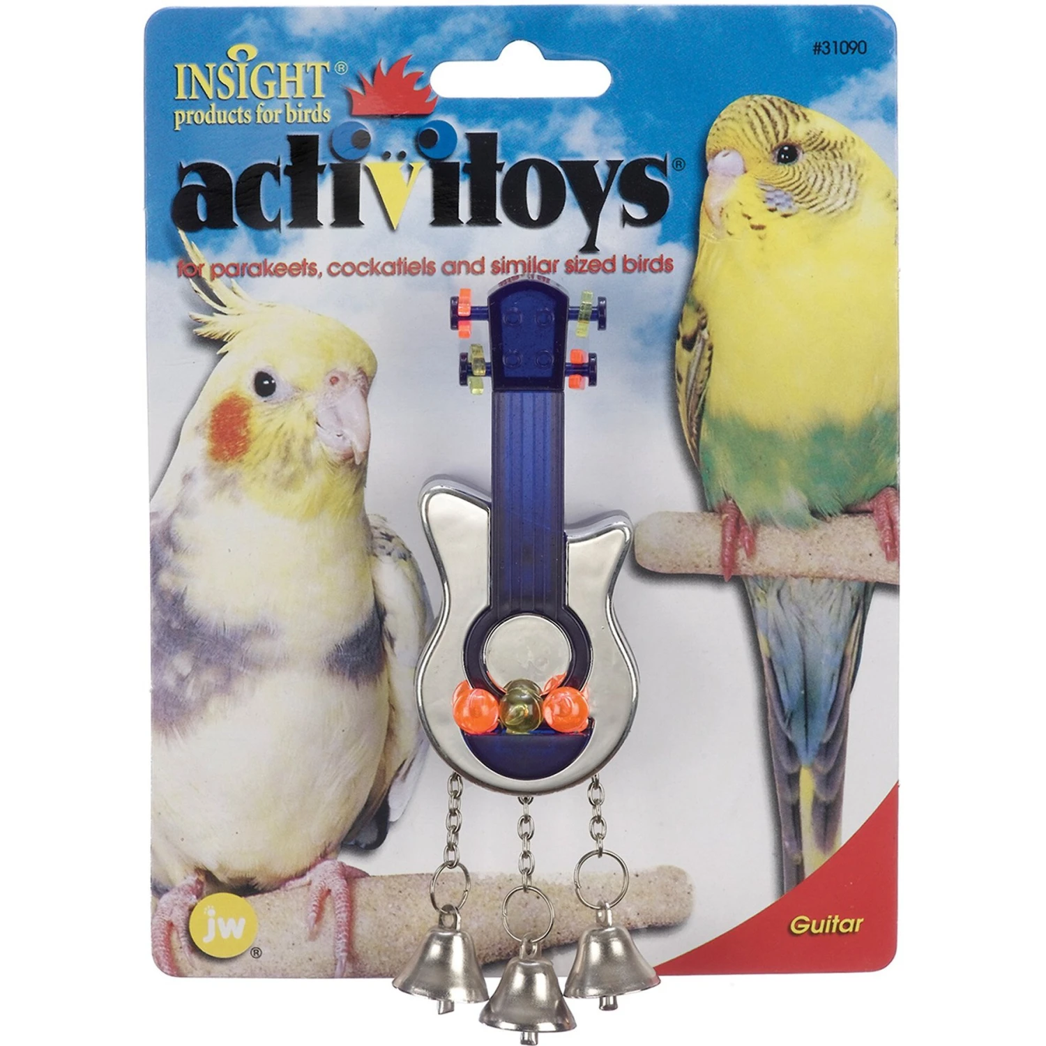 JW Pet Activitoy Birdie Guitar Toy 3 JW Pet Activitoy Birdie Guitar Toy