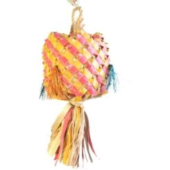 Planet Pleasures Princess Piñata Bird Toy, Multicolored