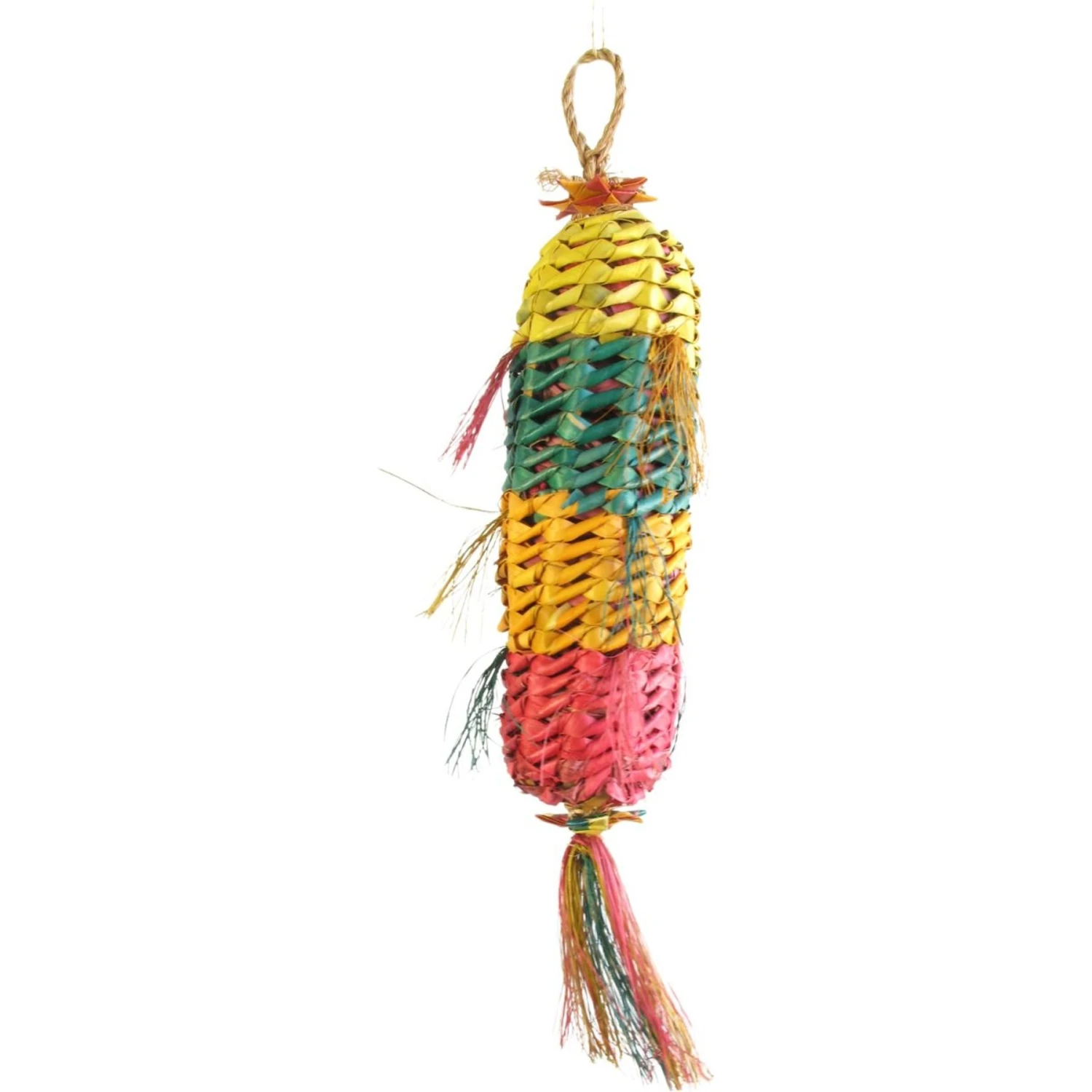 Planet Pleasures Melon Bird Toy, Multicolored 3 Planet Pleasures Melon Bird Toy, Multicolored