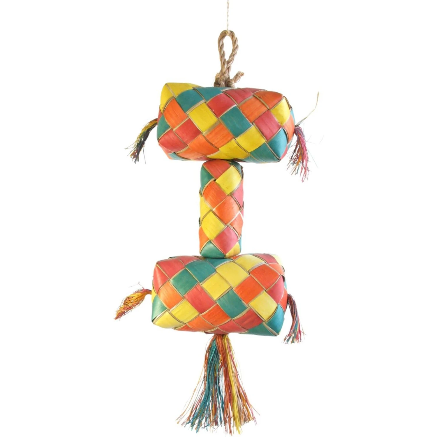 Planet Pleasures Stacked Piñata Bird Toy, Multicolored 3 Planet Pleasures Stacked Piñata Bird Toy, Multicolored