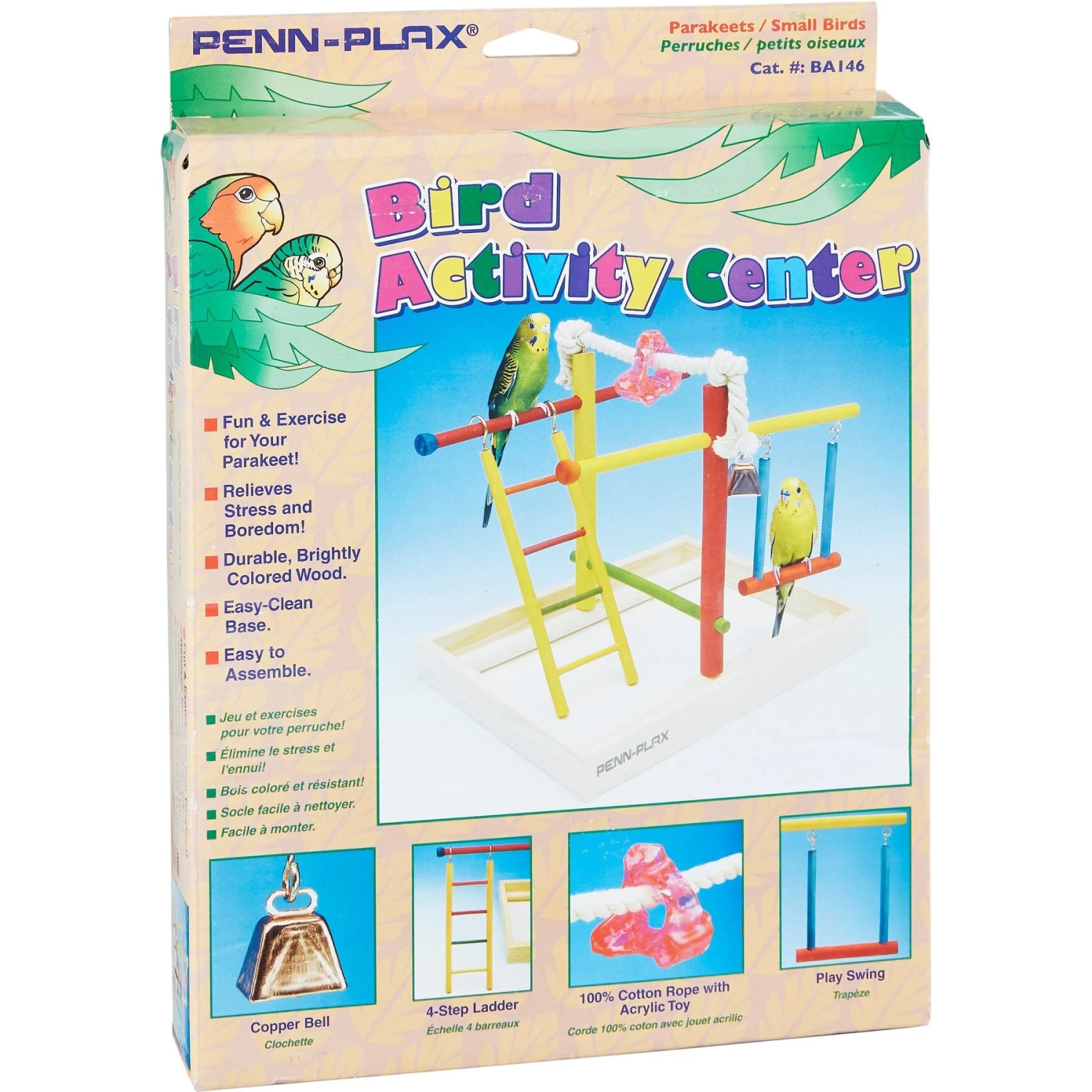 Penn-Plax Parakeet & Small Bird Activity Center 4 Penn-Plax Parakeet & Small Bird Activity Center - Image 2