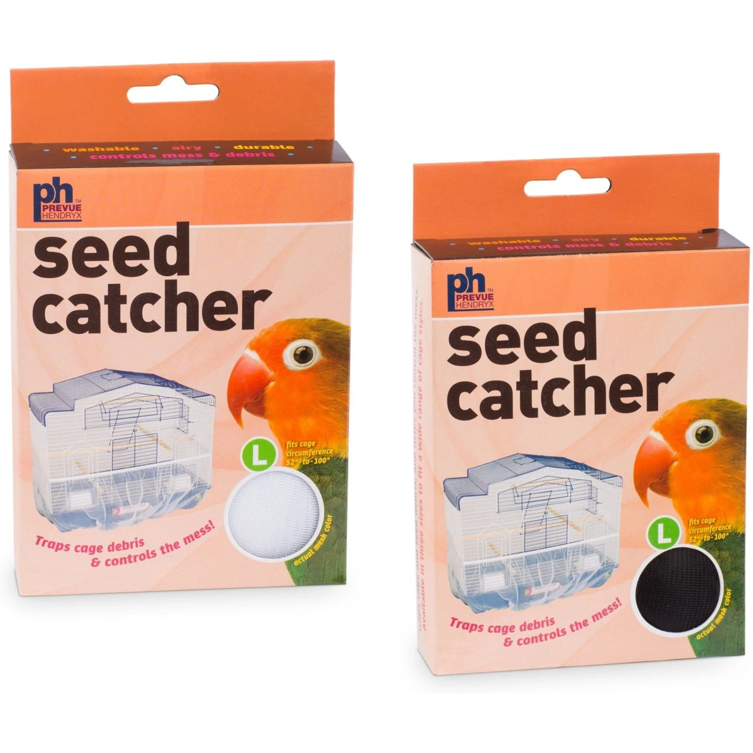 Prevue Pet Products Seed Catcher Cage Skirt, Color Varies 3 Prevue Pet Products Seed Catcher Cage Skirt, Color Varies