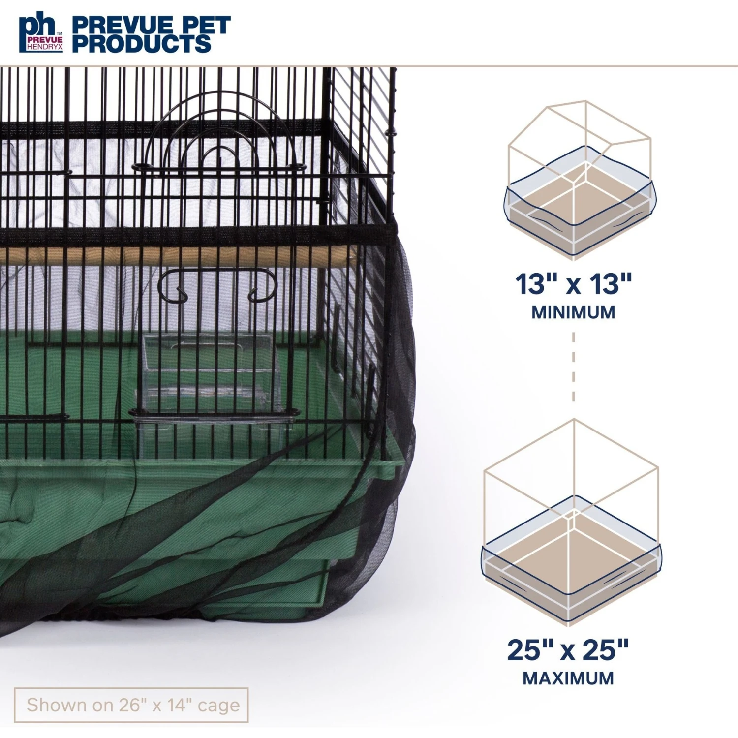 Prevue Pet Products Seed Catcher Cage Skirt, Color Varies 6 Prevue Pet Products Seed Catcher Cage Skirt, Color Varies - Image 4