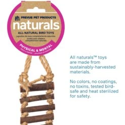 Prevue Pet Products Naturals Rope Ladder Bird Toy -Sunny Decor Shop 106099 PT4. AC SS1800 V1678975034