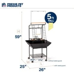 Prevue Pet Products Small Parrot Playstand -Sunny Decor Shop 106107 PT6. AC SS1800 V1678975437