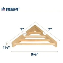 Prevue Pet Products Wood Corner Bird Cage Shelf 17 Prevue Pet Products Wood Corner Bird Cage Shelf -Sunny Decor Shop 106131 PT6. AC SS1800 V1678979762