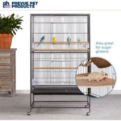 Prevue Pet Products Wrought Iron Small & Medium Birds Flight Cage -Sunny Decor Shop 106133 PT7. AC SS1800 V1678979816