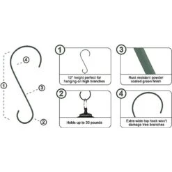 Perky-Pet Metal Hook Feeder Hanger -Sunny Decor Shop 106620 PT1. AC SS1800 V1510846673