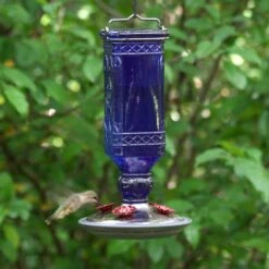 Perky-Pet Antique Glass Bottle Hummingbird Feeder -Sunny Decor Shop 106629 PT2. AC SS1800 V1476967013