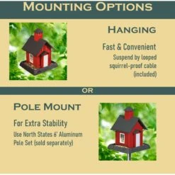 North States Village Collection Small Bird Feeder -Sunny Decor Shop 109614 PT4. AC SS1800 V1666185503