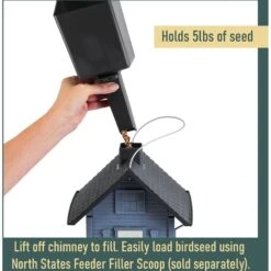 North States Village Collection Bird Feeder, Blue Cottage -Sunny Decor Shop 109615 PT2. AC SS1800 V1666184366