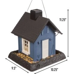 North States Village Collection Bird Feeder, Blue Cottage -Sunny Decor Shop 109615 PT5. AC SS1800 V1666185624