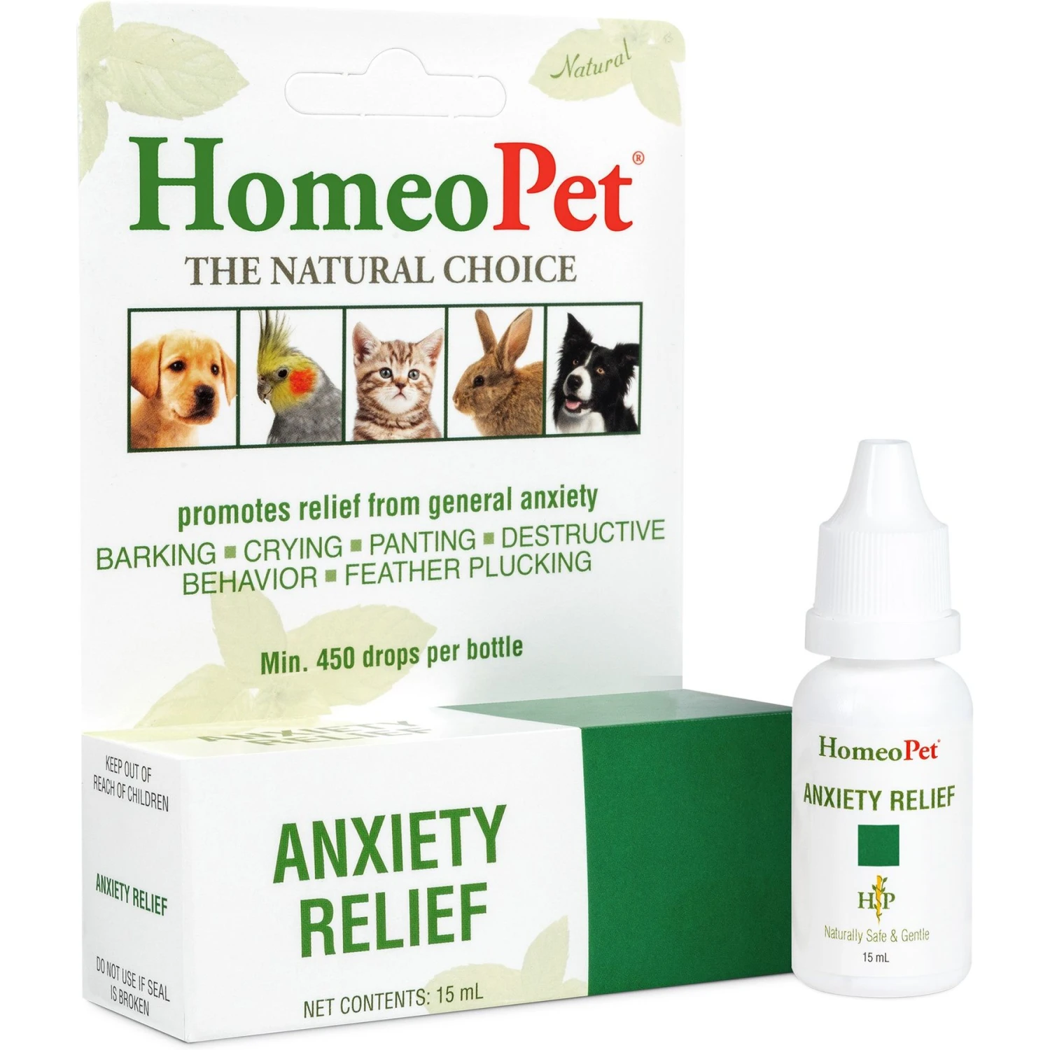 HomeoPet Anxiety Relief Dog, Cat, Bird & Small Animal Supplement 2 HomeoPet Anxiety Relief Dog, Cat, Bird & Small Animal Supplement