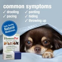 HomeoPet Travel Anxiety Dog, Cat, Bird & Small Animal Supplement -Sunny Decor Shop 110665 PT2. AC SS1800 V1487771827
