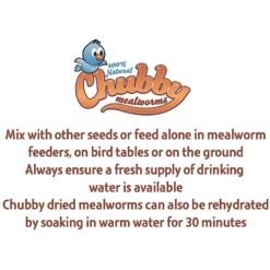 Chubby Mealworms Dried Mealworms 13 Chubby Mealworms Dried Mealworms -Sunny Decor Shop 111381 PT5. AC SS1800 V1598893858