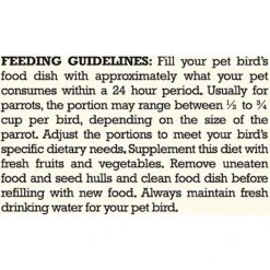 Higgins Vita Seed Parrot Food 10 Higgins Vita Seed Parrot Food -Sunny Decor Shop 125865 PT5. AC SS1800 V1600462866