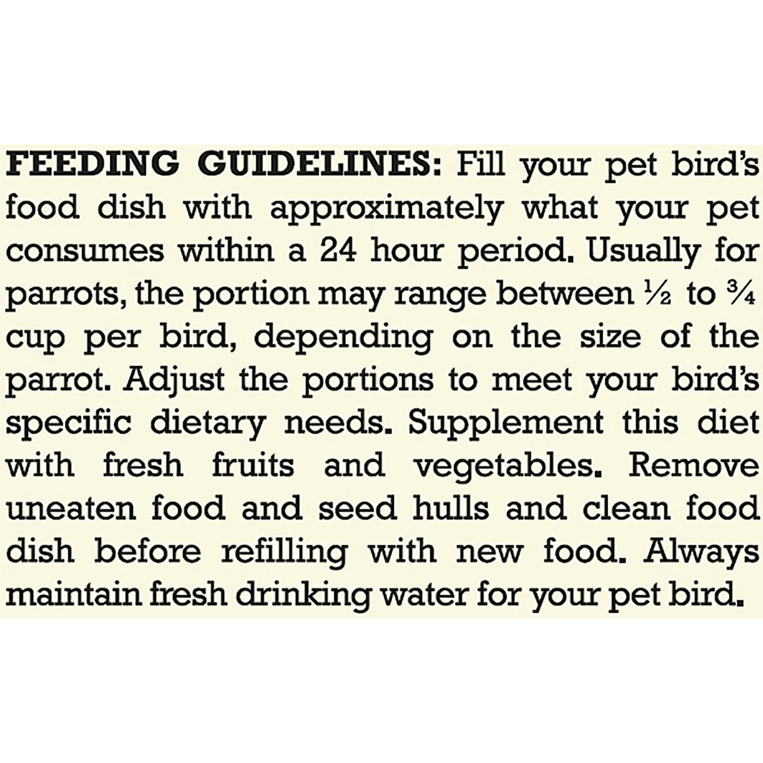 Higgins Vita Seed California Blend Parrot Food 6 Higgins Vita Seed California Blend Parrot Food - Image 4