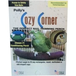 Polly's Pet Products Cozy Corner Bird Perch, Blue -Sunny Decor Shop 128612 PT5. AC SS1800 V1497561726