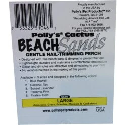 Polly's Pet Products Beach Sands Bird Perch, Color Varies -Sunny Decor Shop 128620 PT6. AC SS1800 V1497561741