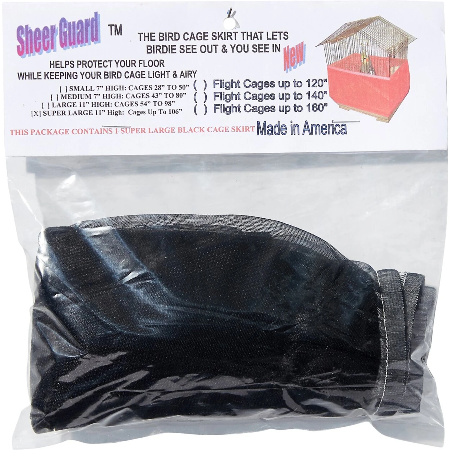 Sheer Guard Bird Cage Skirt 4 Sheer Guard Bird Cage Skirt - Image 2