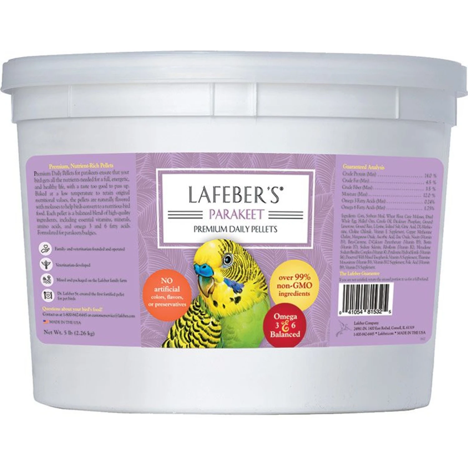 Lafeber Premium Daily Diet Parakeet Food 3 Lafeber Premium Daily Diet Parakeet Food