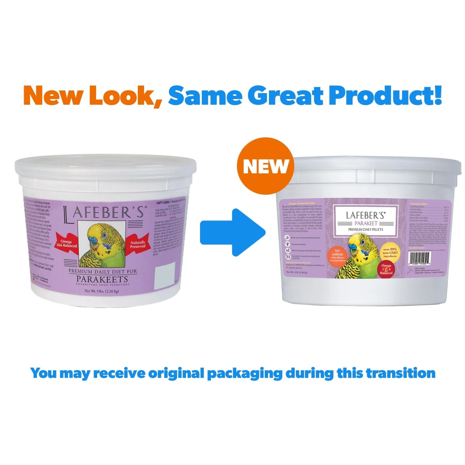 Lafeber Premium Daily Diet Parakeet Food 4 Lafeber Premium Daily Diet Parakeet Food - Image 2