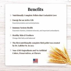 Lafeber Premium Daily Diet Cockatiel Food -Sunny Decor Shop 137401 PT3. AC SS1800 V1620689272