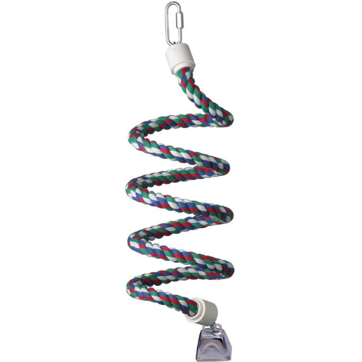 Super Bird Creations Rope Bungee Bird Perch, Color Varies, Small 4 Super Bird Creations Rope Bungee Bird Perch, Color Varies, Small - Image 2