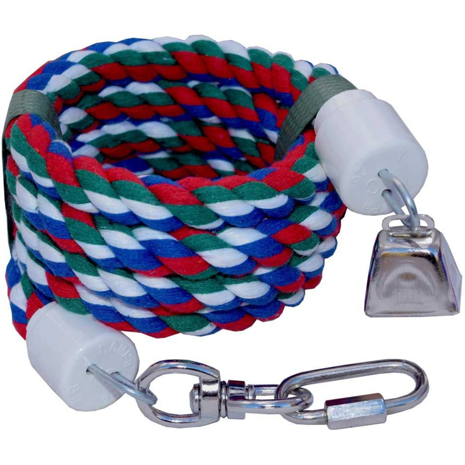 Super Bird Creations Rope Bungee Bird Perch, Color Varies, Small 6 Super Bird Creations Rope Bungee Bird Perch, Color Varies, Small - Image 4