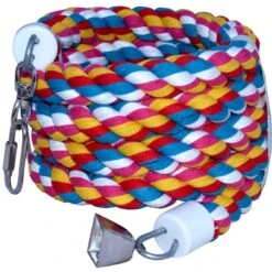 Super Bird Creations Rope Bungee Bird Perch, Color Varies, Large -Sunny Decor Shop 138656 PT3. AC SS1800 V1663013036