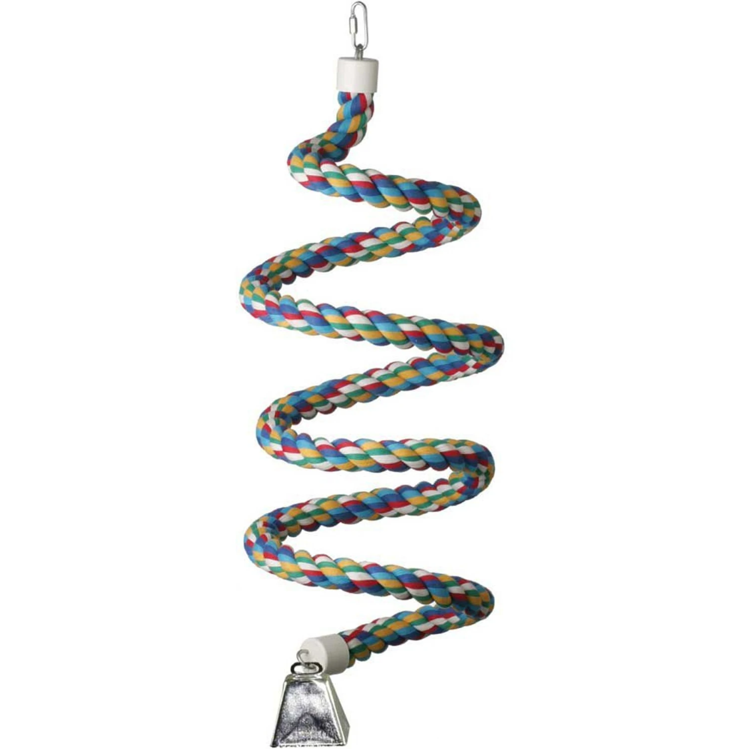 Super Bird Creations Rope Bungee Bird Perch, Color Varies, X-Large 3 Super Bird Creations Rope Bungee Bird Perch, Color Varies, X-Large