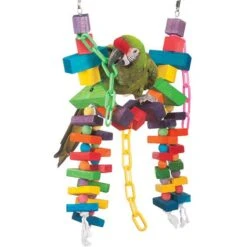 Super Bird Creations Rainbow Bridge Bird Toy, Large/X-Large