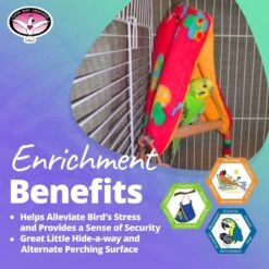 Super Bird Creations Peekaboo Perch Bird Tent, Color Varies, Medium 13 Super Bird Creations Peekaboo Perch Bird Tent, Color Varies, Medium -Sunny Decor Shop 138677 PT4. AC SS1800 V1662671842