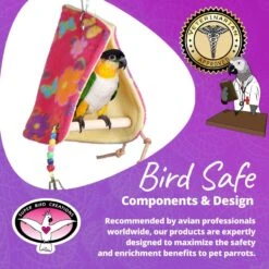 Super Bird Creations Peekaboo Perch Bird Tent, Color Varies, Medium 16 Super Bird Creations Peekaboo Perch Bird Tent, Color Varies, Medium -Sunny Decor Shop 138677 PT7. AC SS1800 V1685653314