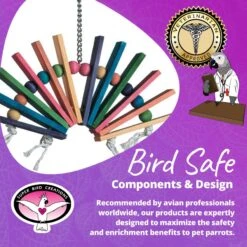 Super Bird Creations Peacock Senior Bird Toy, Large -Sunny Decor Shop 138685 PT7. AC SS1800 V1685653251