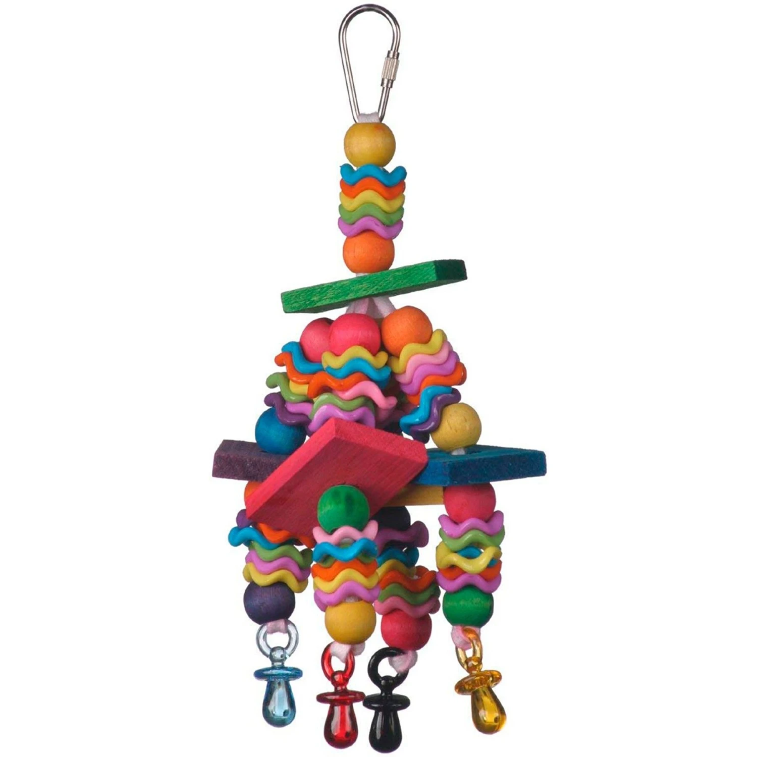 Super Bird Creations Wiggles & Wafers Bird Toy, Medium 4 Super Bird Creations Wiggles & Wafers Bird Toy, Medium - Image 2