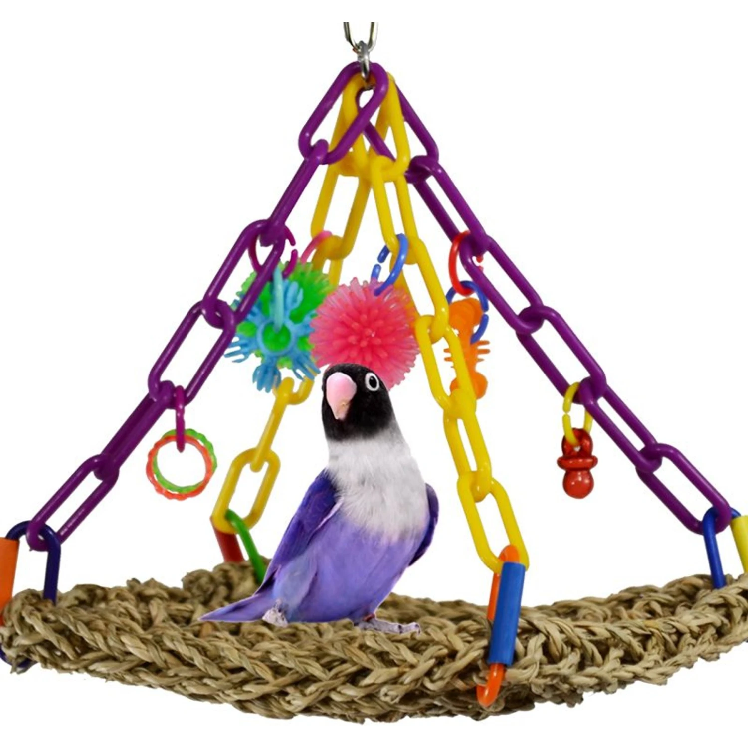 Super Bird Creations Flying Trapeze Bird Toy, Small 3 Super Bird Creations Flying Trapeze Bird Toy, Small