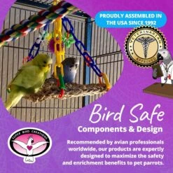 Super Bird Creations Flying Trapeze Bird Toy, Small 18 Super Bird Creations Flying Trapeze Bird Toy, Small -Sunny Decor Shop 138695 PT7. AC SS1800 V1685652930
