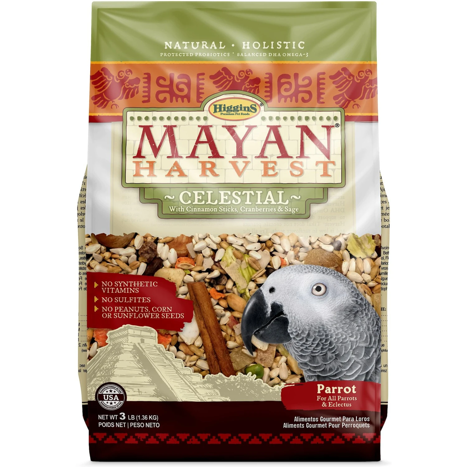 Higgins Mayan Harvest Celestial Parrot Food 3 Higgins Mayan Harvest Celestial Parrot Food