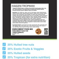 Hari Tropimix Enrichment Small Parrot Food -Sunny Decor Shop 142547 PT1. AC SS1800 V1627614725