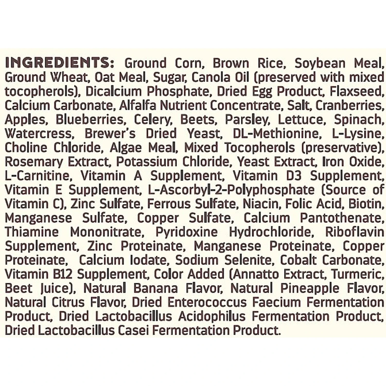 Higgins InTune Natural Parrot Food 9 Higgins InTune Natural Parrot Food - Image 7