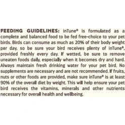 Higgins InTune Natural Parrot Food 19 Higgins InTune Natural Parrot Food -Sunny Decor Shop 144960 PT8. AC SS1800 V1602824490