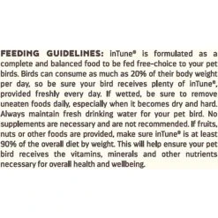 Higgins InTune Natural Macaw Food -Sunny Decor Shop 144963 PT5. AC SS1800 V1600463496