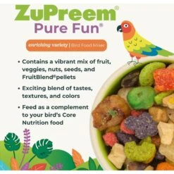 ZuPreem Pure Fun Small Bird Food, 2-lb Bag -Sunny Decor Shop 146001 PT2. AC SS1800 V1598891456