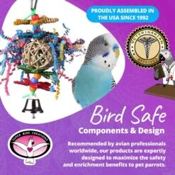 Super Bird Creations Crinkle Crinkle Little Star Bird Toy, Small -Sunny Decor Shop 146973 PT7. AC SS1800 V1685652107