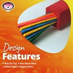 Super Bird Creations Paper Party Bird Toy, Large -Sunny Decor Shop 147018 PT8. AC SS1800 V1662671144